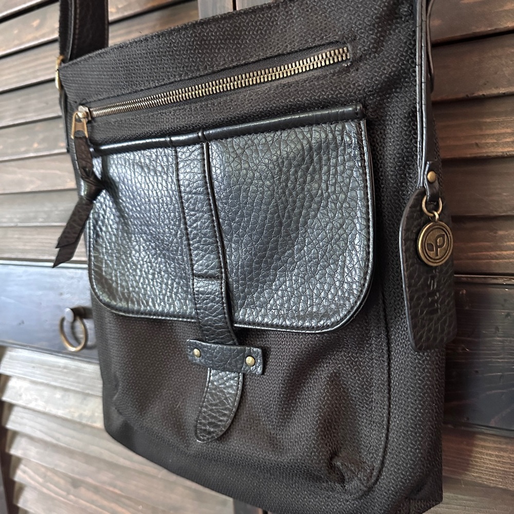 Pistil Black Crossbody Bag